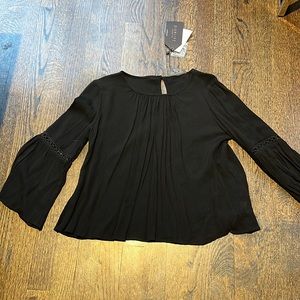 Highline black blouse. Womens small